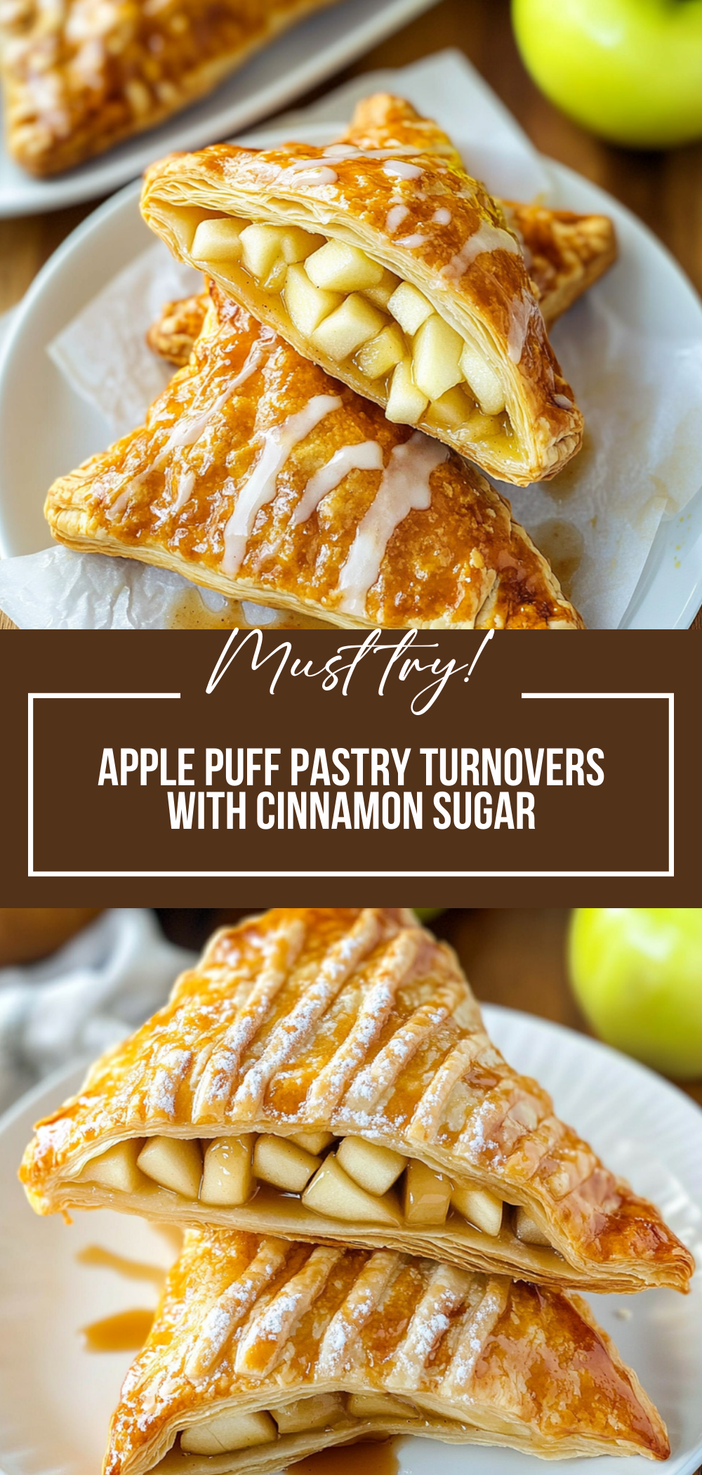 Apple Puff Pastry Turnovers