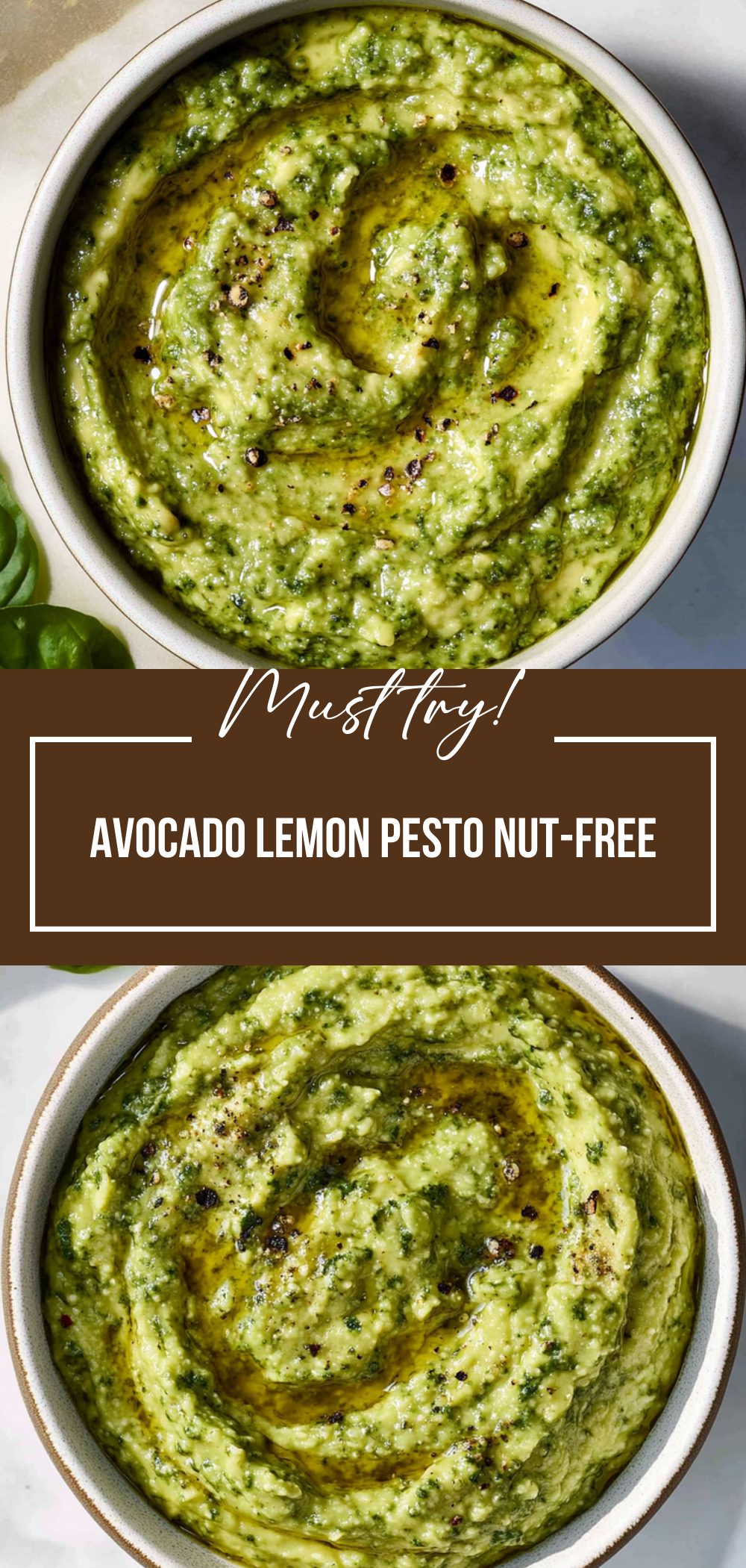 Avocado Lemon Pesto (Nut-Free)
