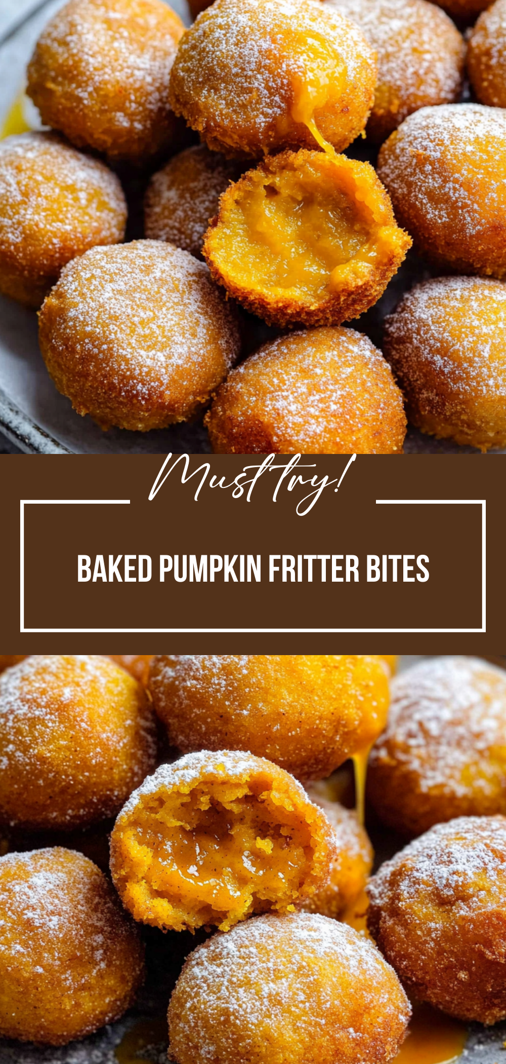 Baked Pumpkin Fritter Bites