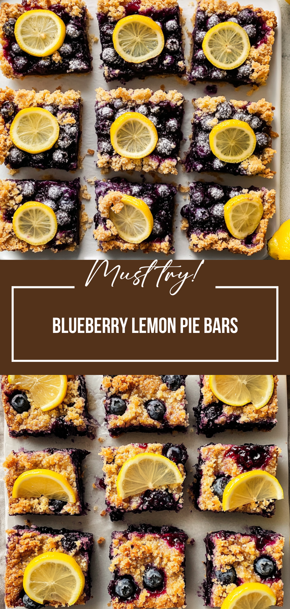 Blueberry Lemon Pie Bars