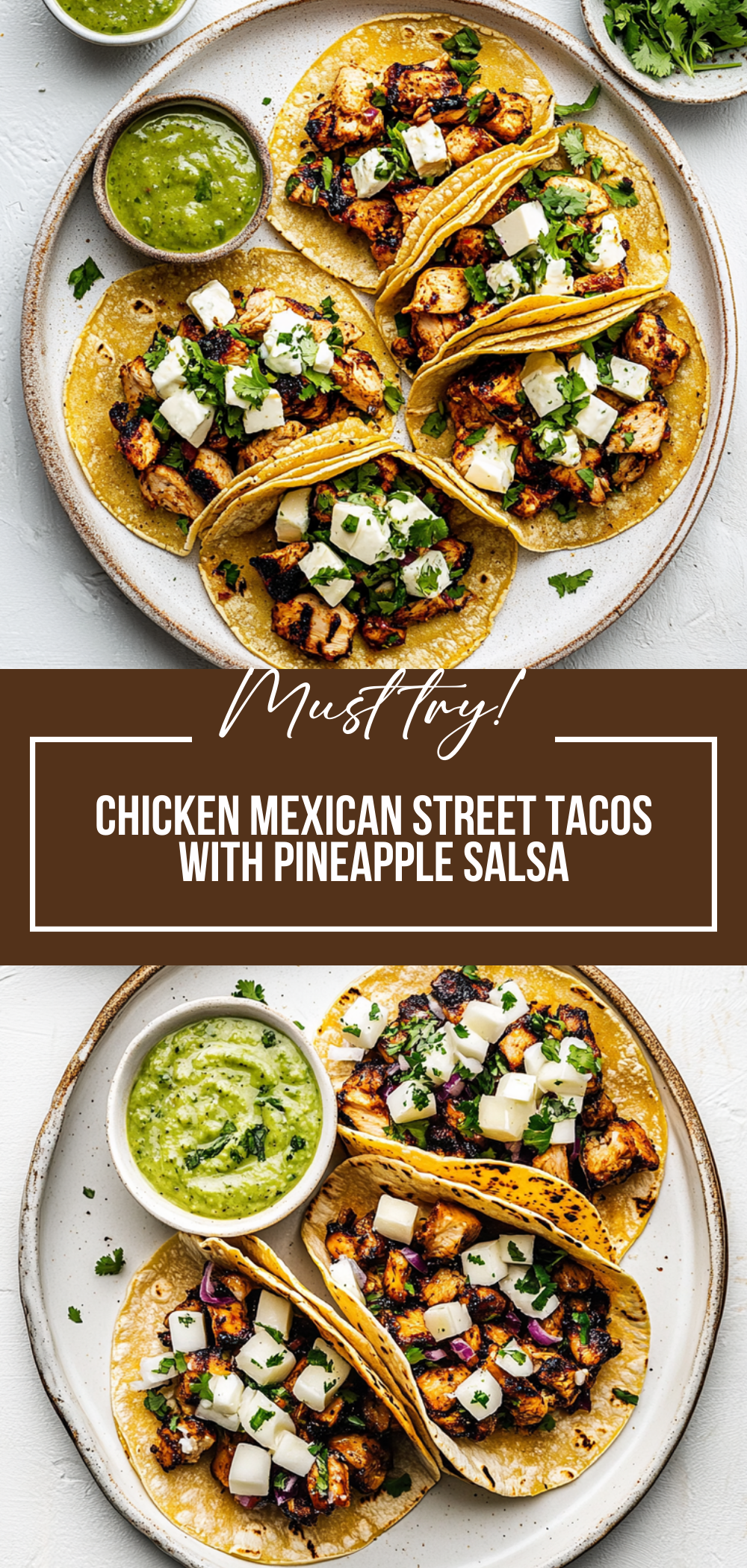 Chicken Mexican Street Tacos