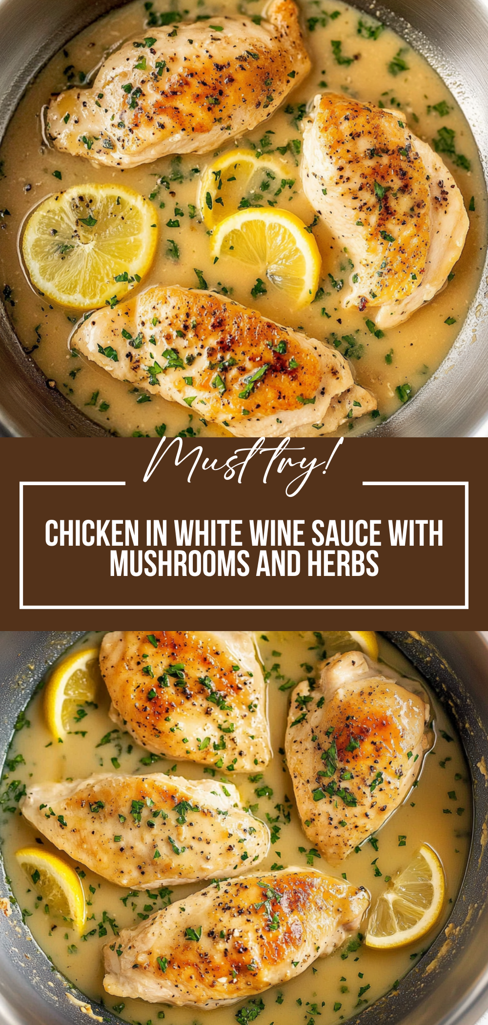 Chicken in White Wine Sauce