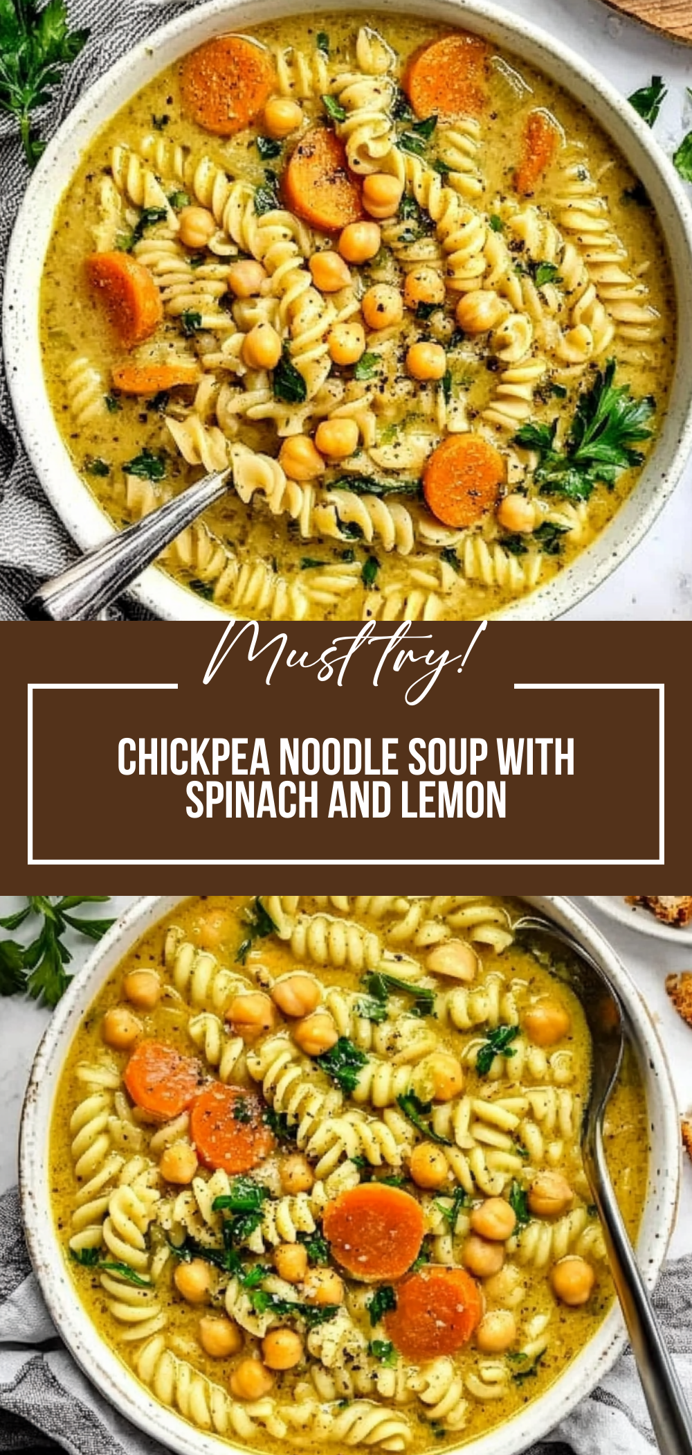 Chickpea Noodle Soup