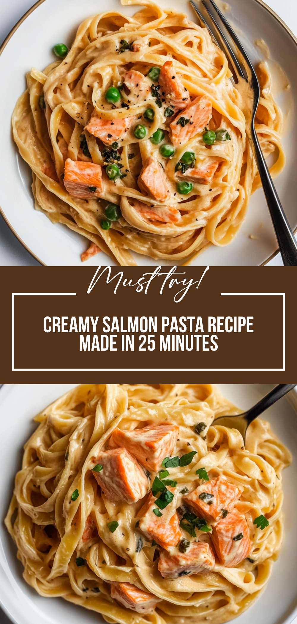 Creamy Salmon Pasta Recipe Made In 25 Minutes