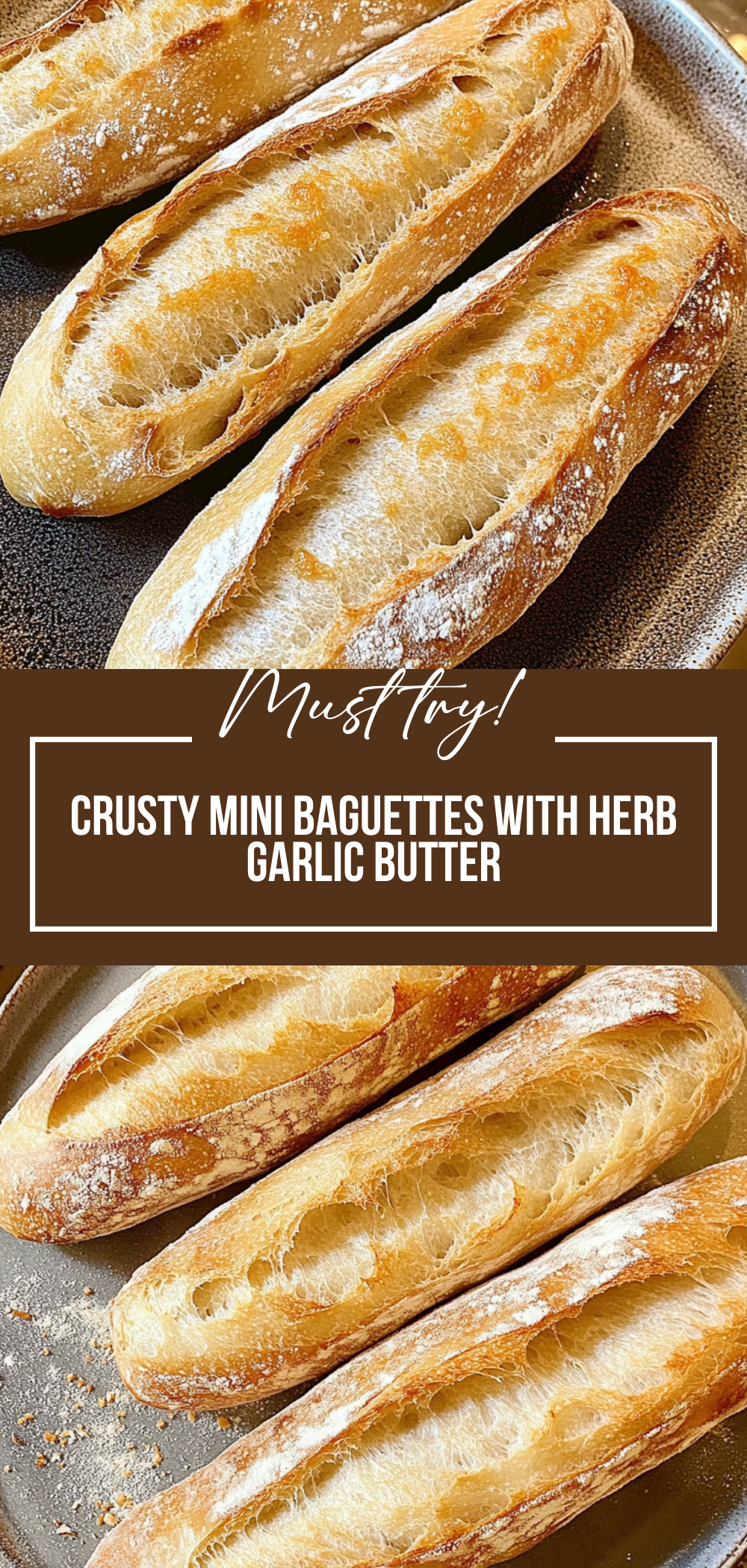 Crusty Mini Baguettes