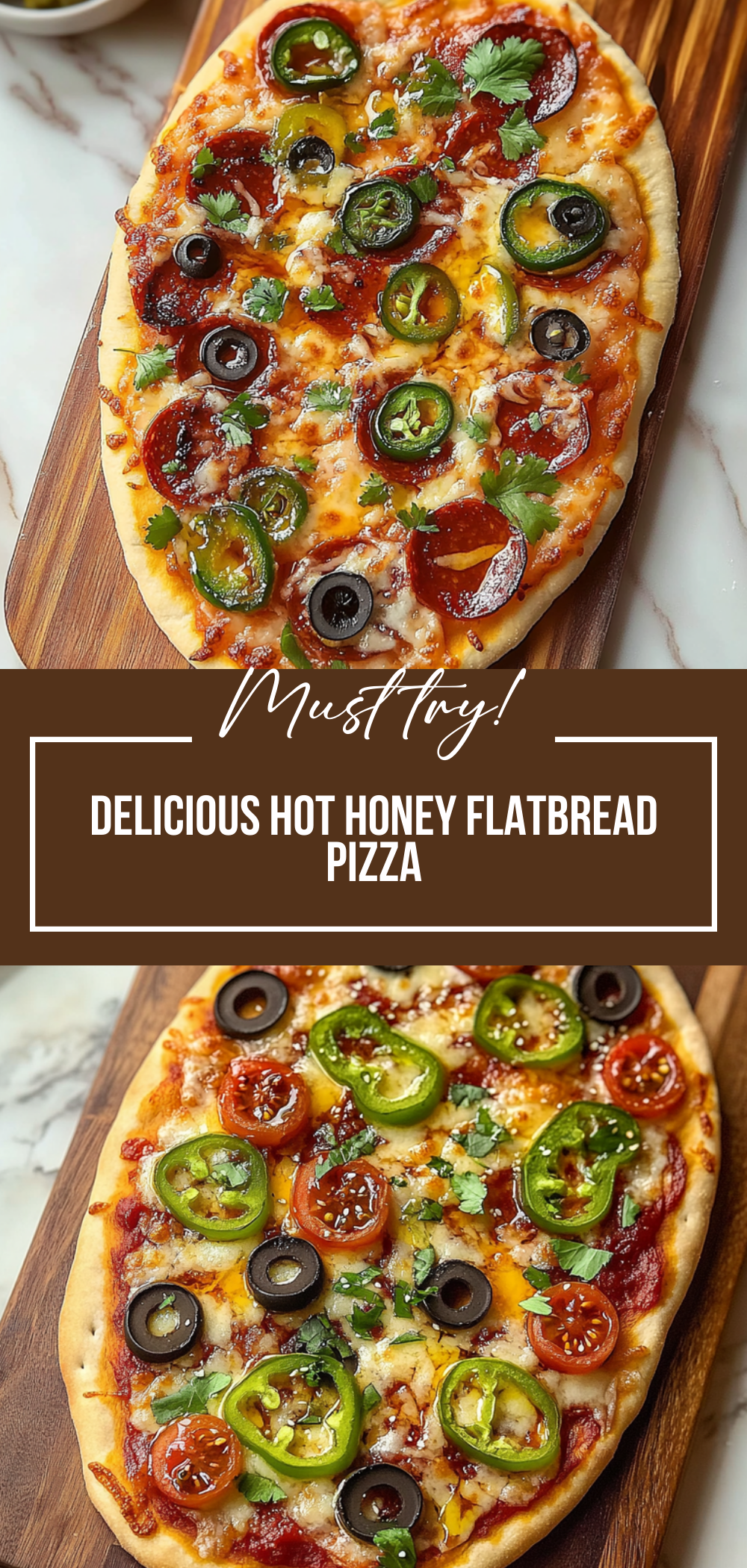 Delicious Hot Honey Flatbread Pizza