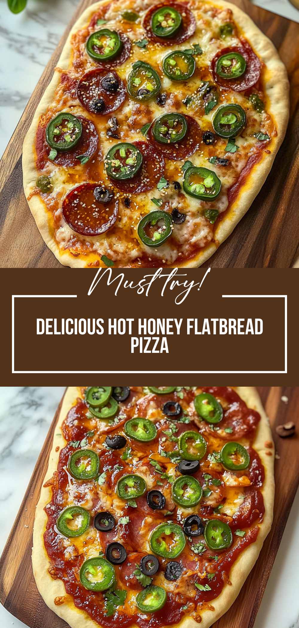 Delicious Hot Honey Flatbread Pizza