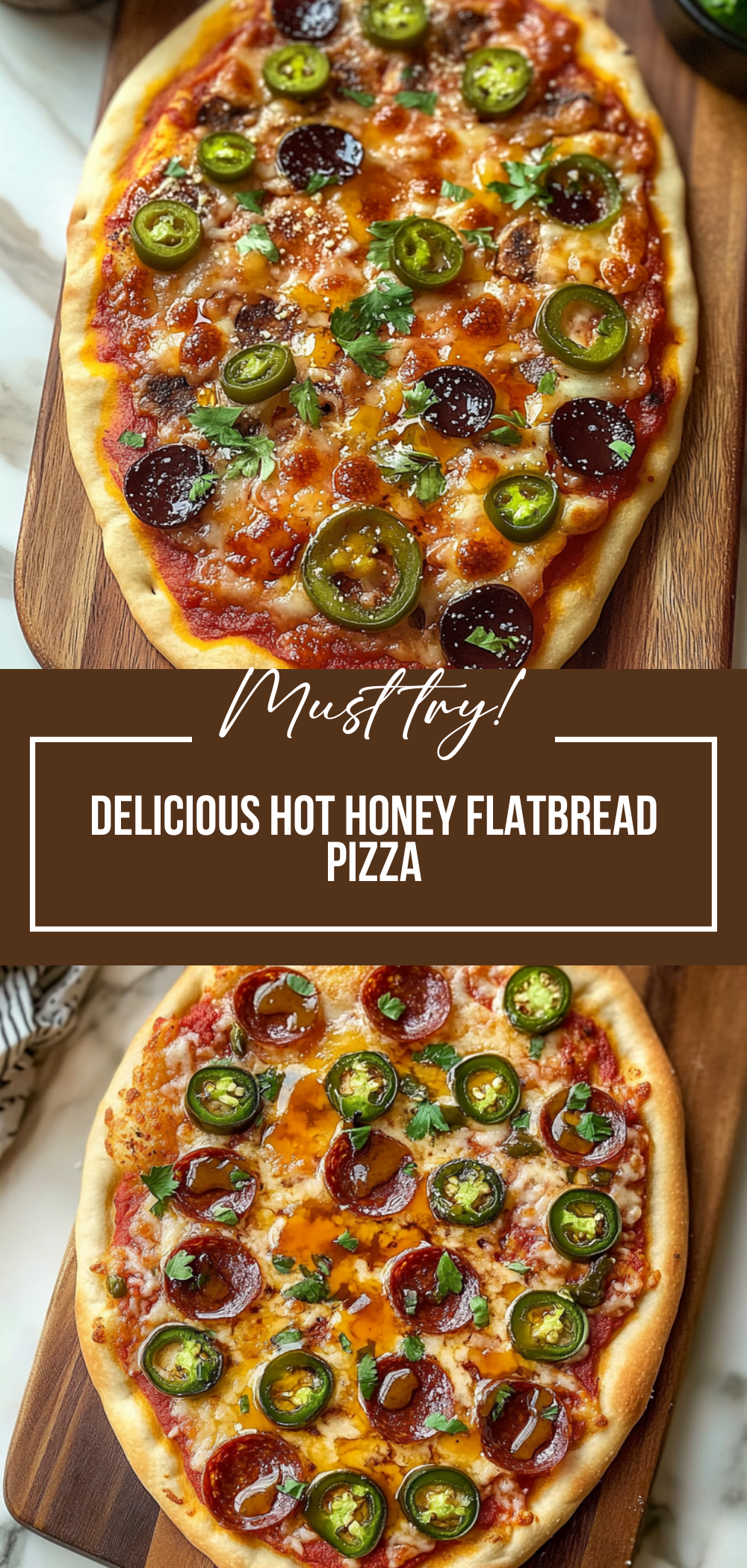 Delicious Hot Honey Flatbread Pizza