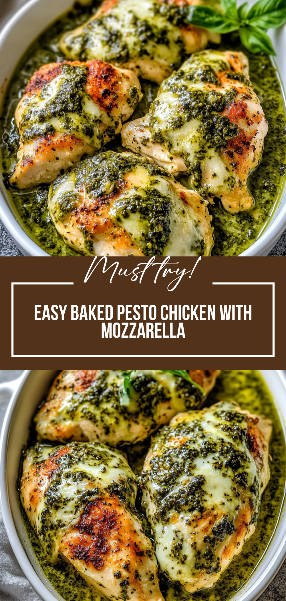 Easy Baked Pesto Chicken