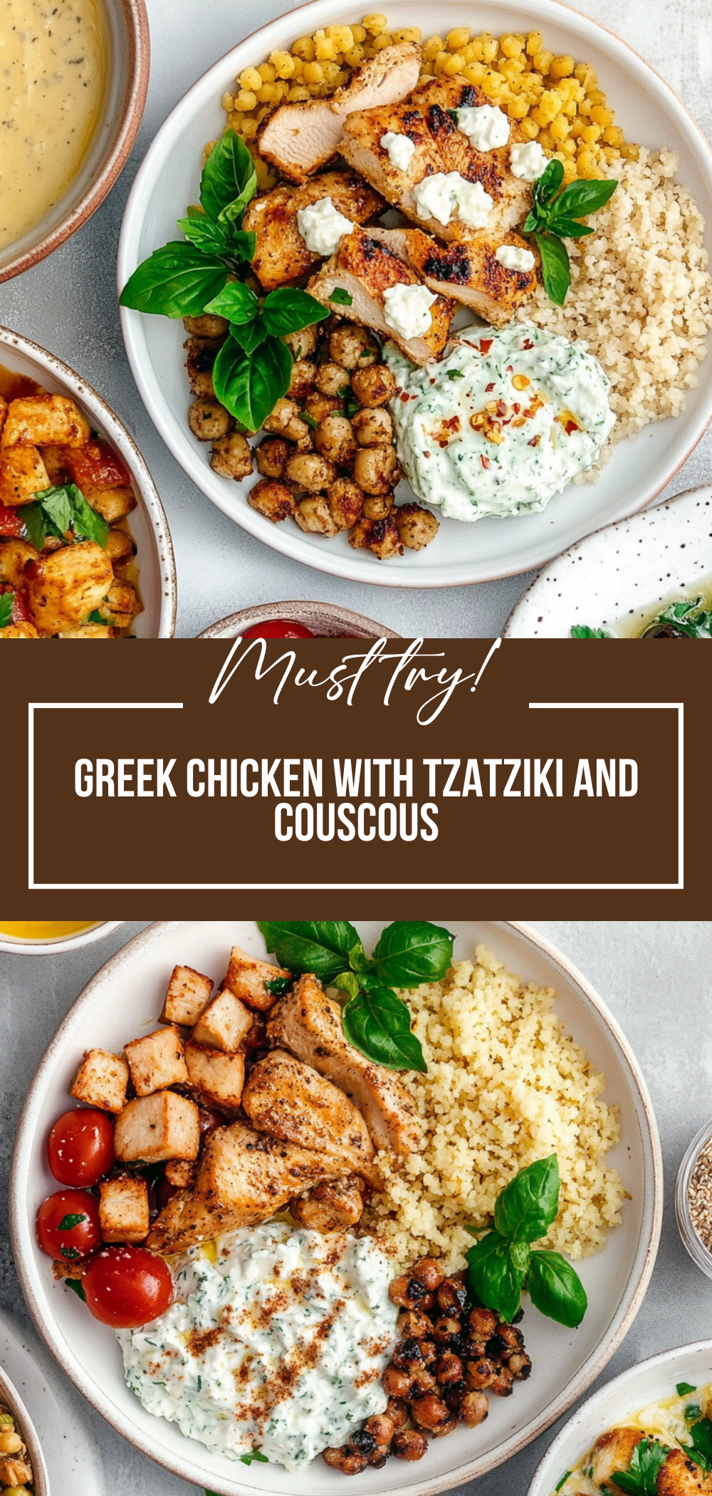 Greek Chicken with Tzatziki and Couscous
