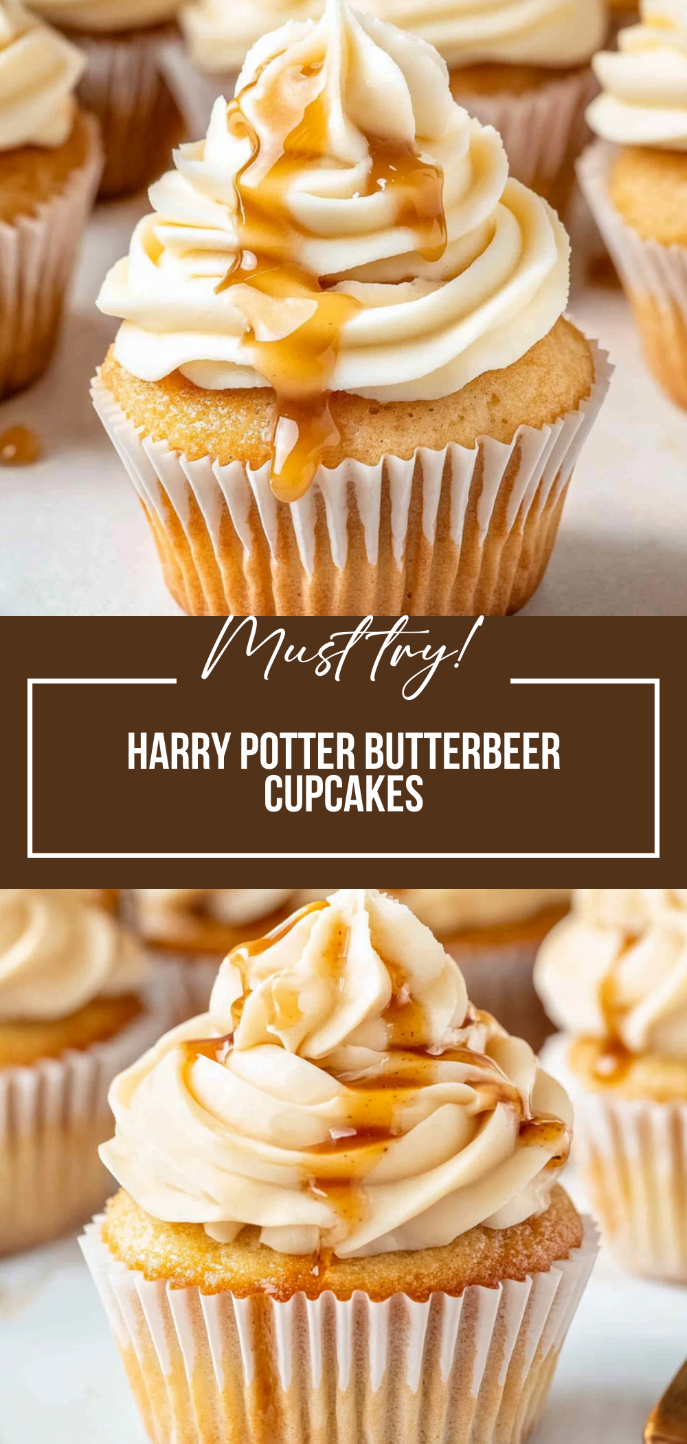 Harry Potter Butterbeer Cupcakes