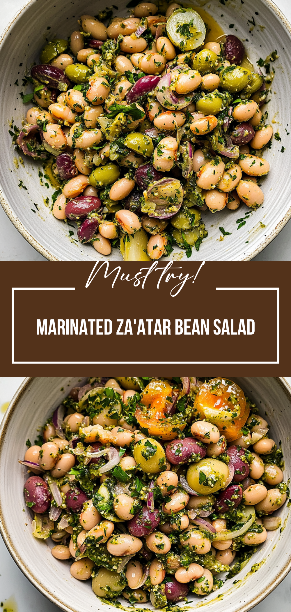 Marinated Za'atar Bean Salad