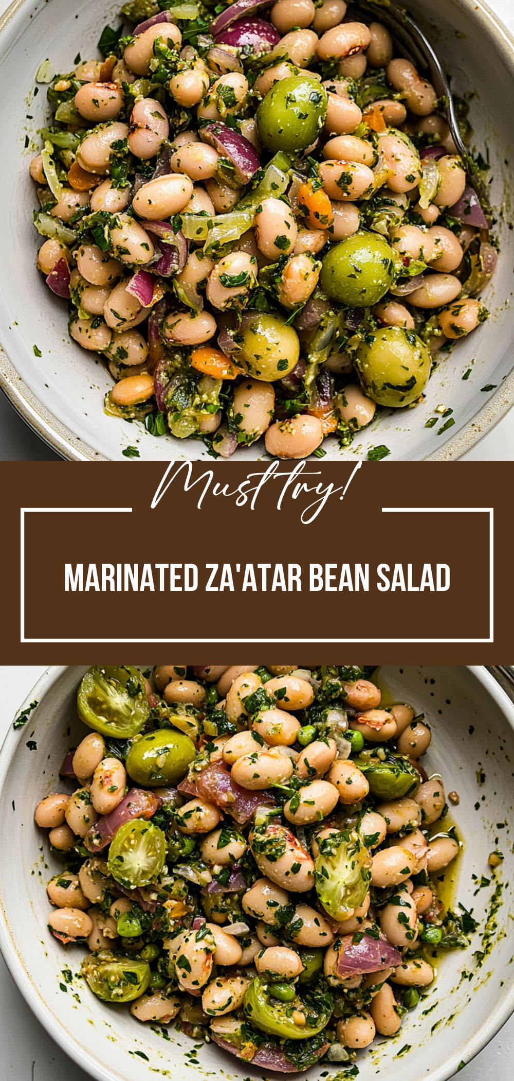 Marinated Za'atar Bean Salad