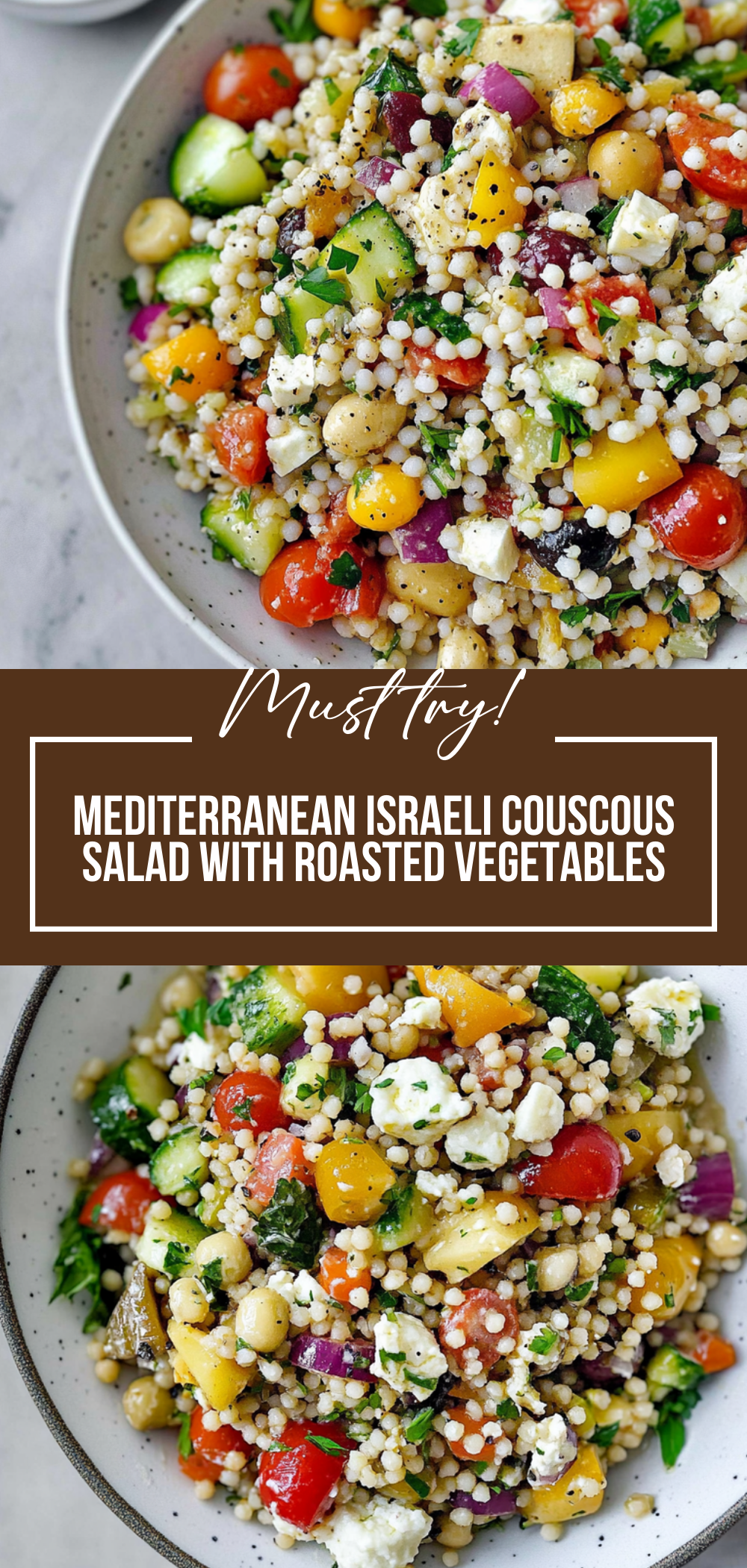 Mediterranean Israeli Couscous Salad