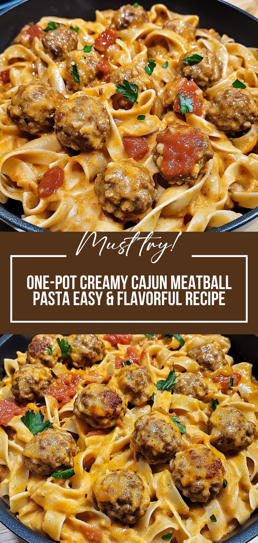 One-Pot Creamy Cajun Meatball Pasta: Easy & Flavorful Recipe