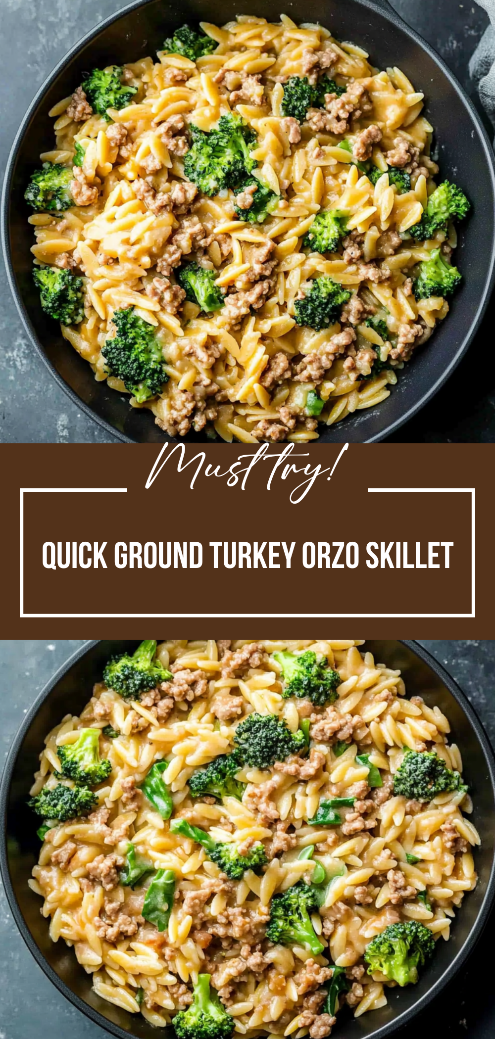 Quick Ground Turkey Orzo Recipe