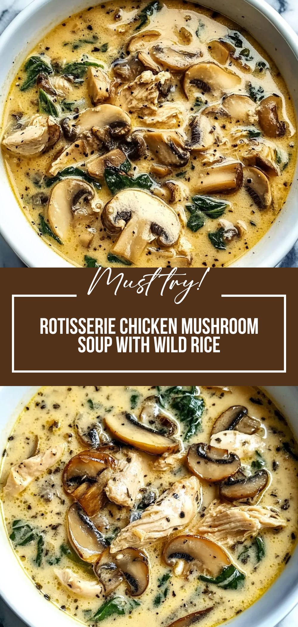 Rotisserie Chicken Mushroom Soup