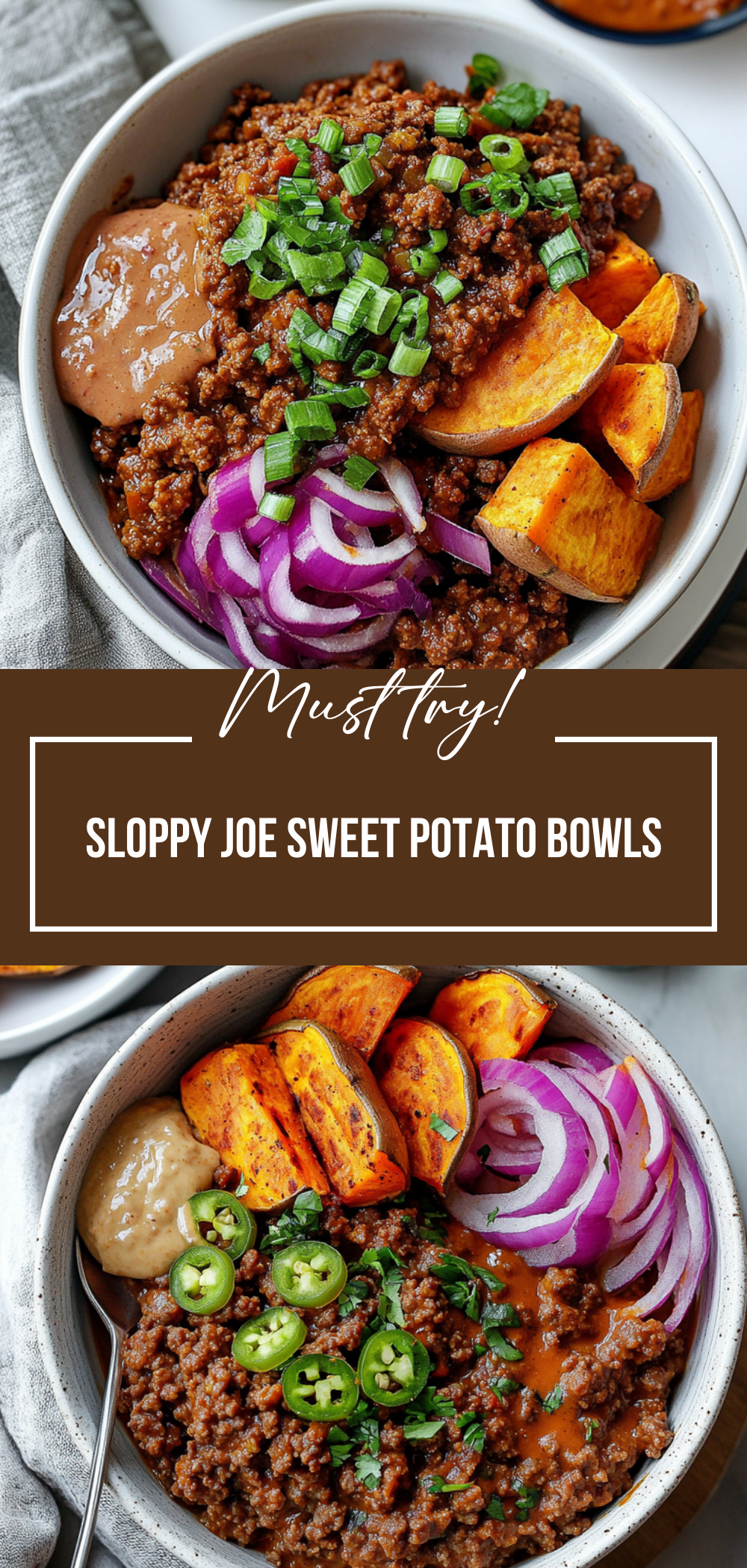 Sloppy Joe Sweet Potato Bowls