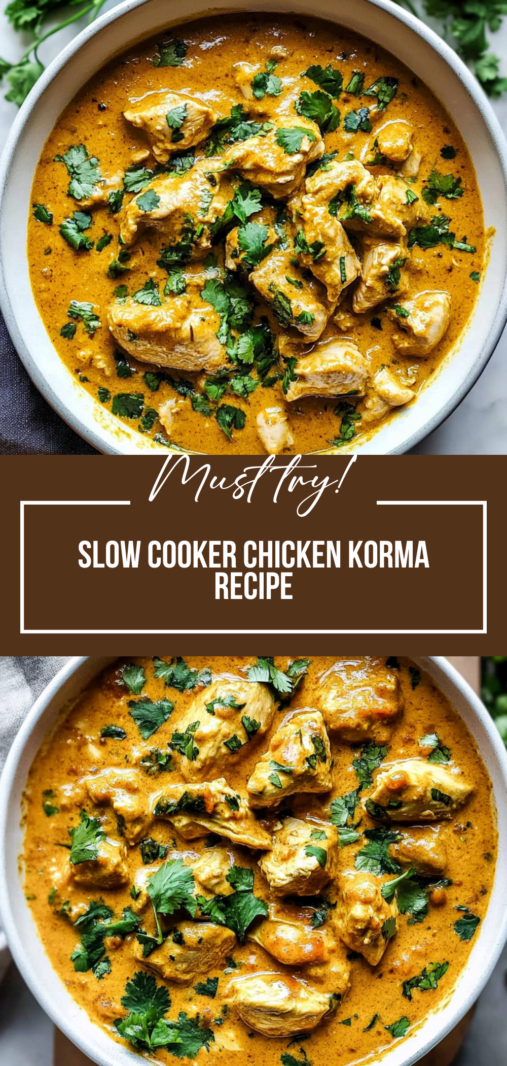 Slow Cooker Chicken Korma Recipe