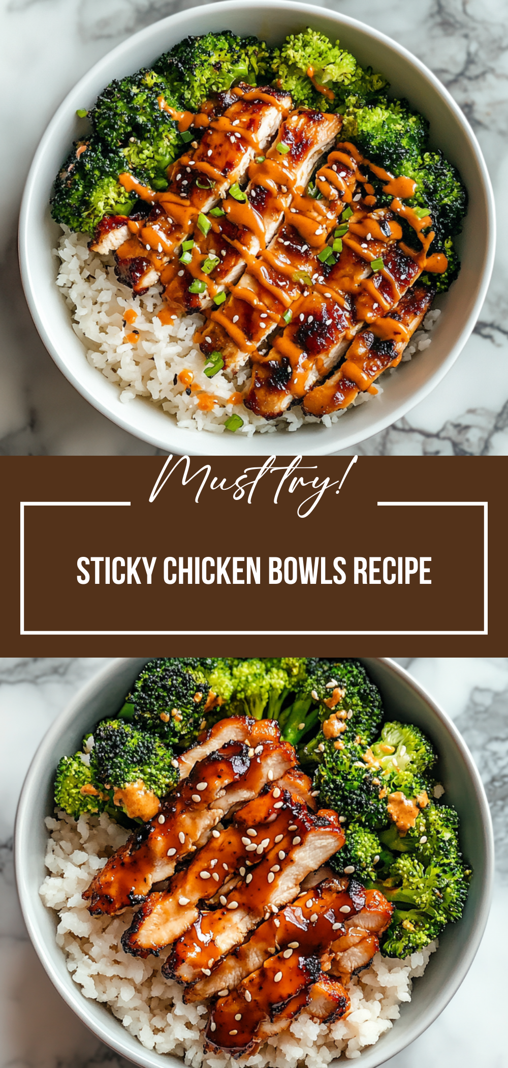 Sticky Chicken Bowls Recipe