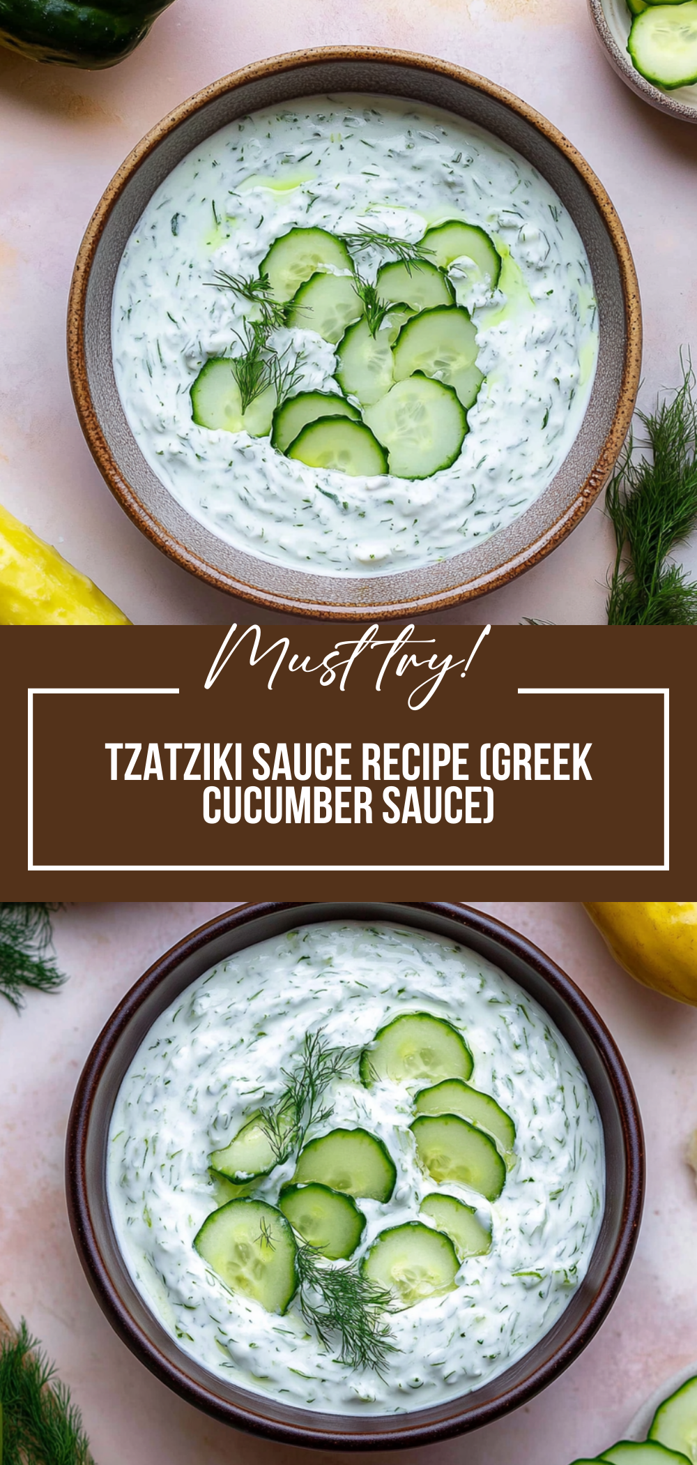 Tzatziki Sauce Recipe (Greek Cucumber Sauce)
