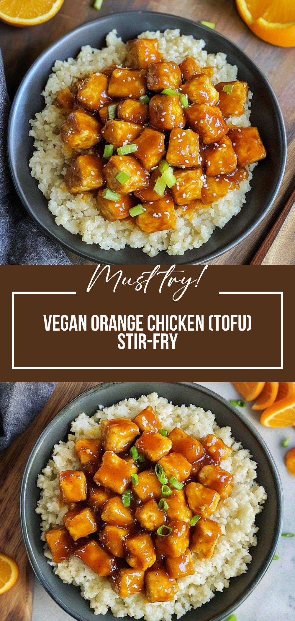 Vegan Orange Chicken (Tofu)