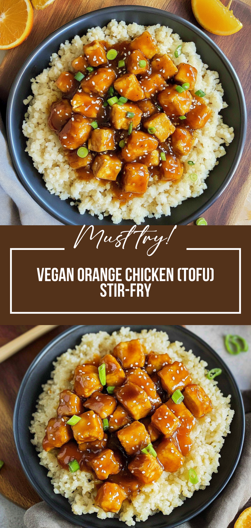 Vegan Orange Chicken (Tofu)