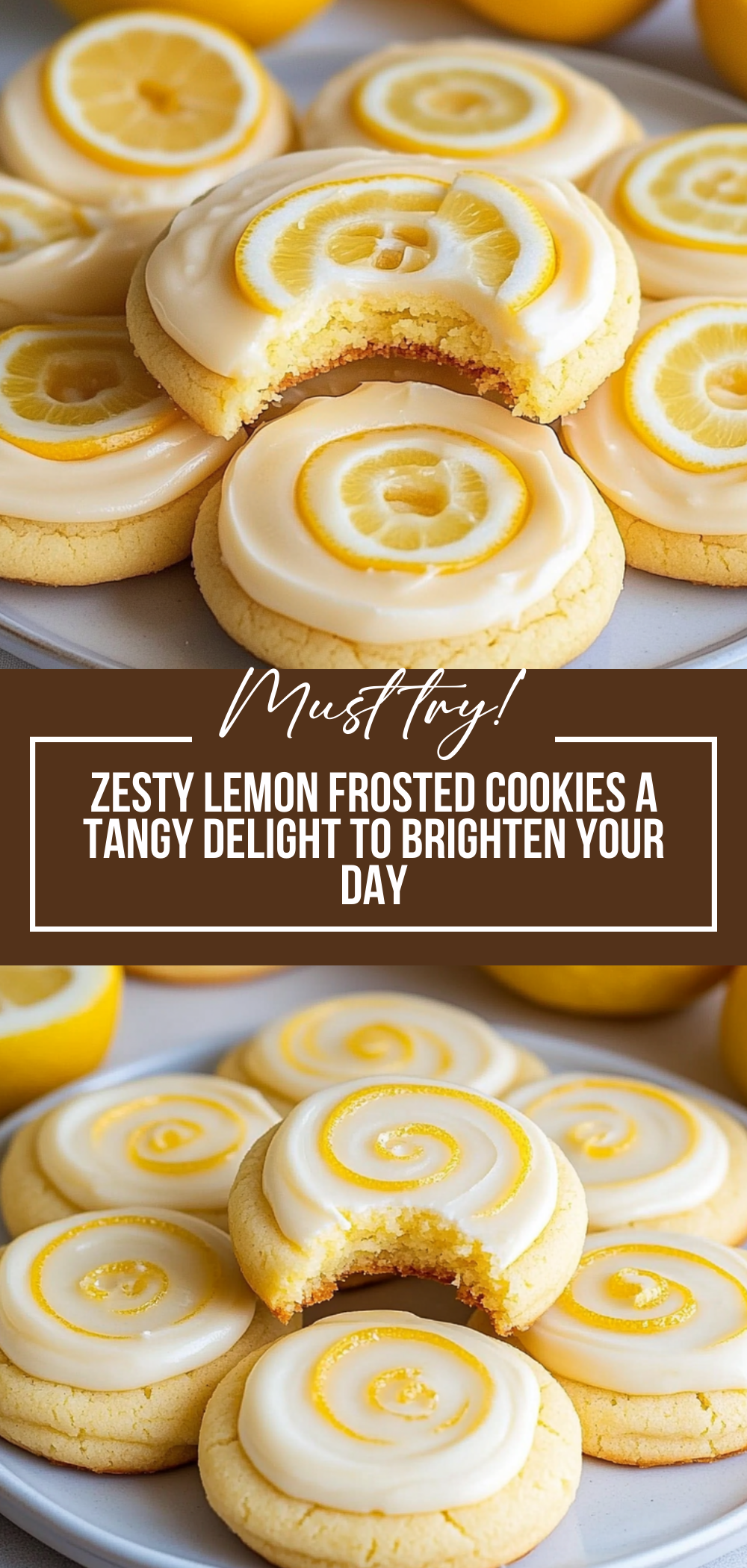 Zesty Lemon Frosted Cookies: A Tangy Delight to Brighten Your Day