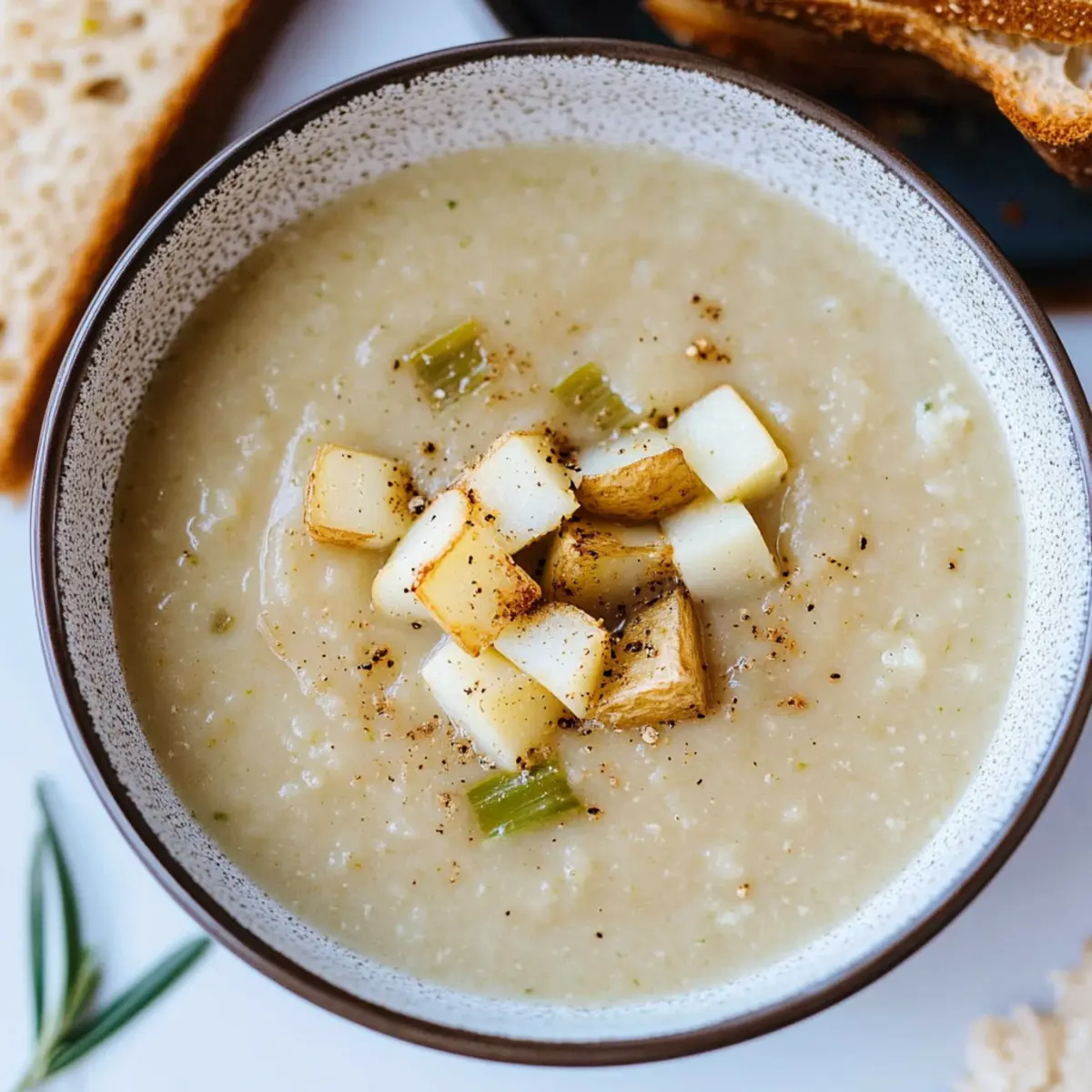 Delicious Cauliflower Potato & Leek Soup