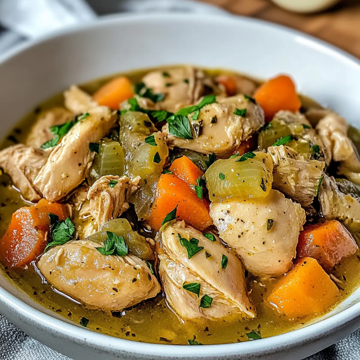 Homemade Chicken Stew