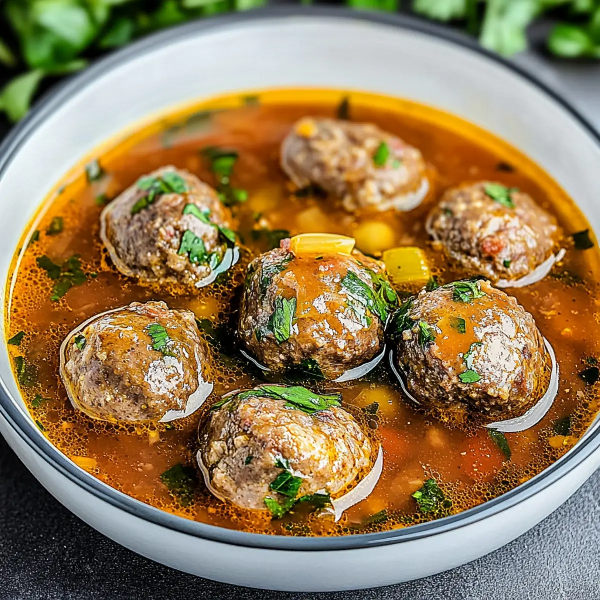 Albondigas Soup