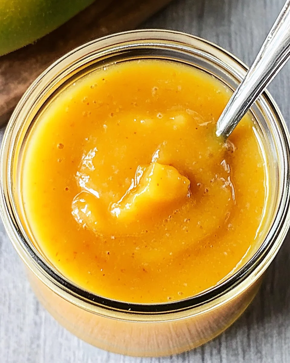 3 Ingredients Mango Coulis