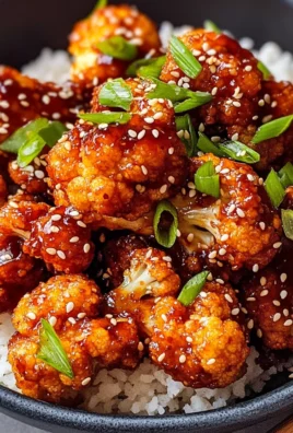 Air-Fried Korean Chili Cauliflower (Gochujang)