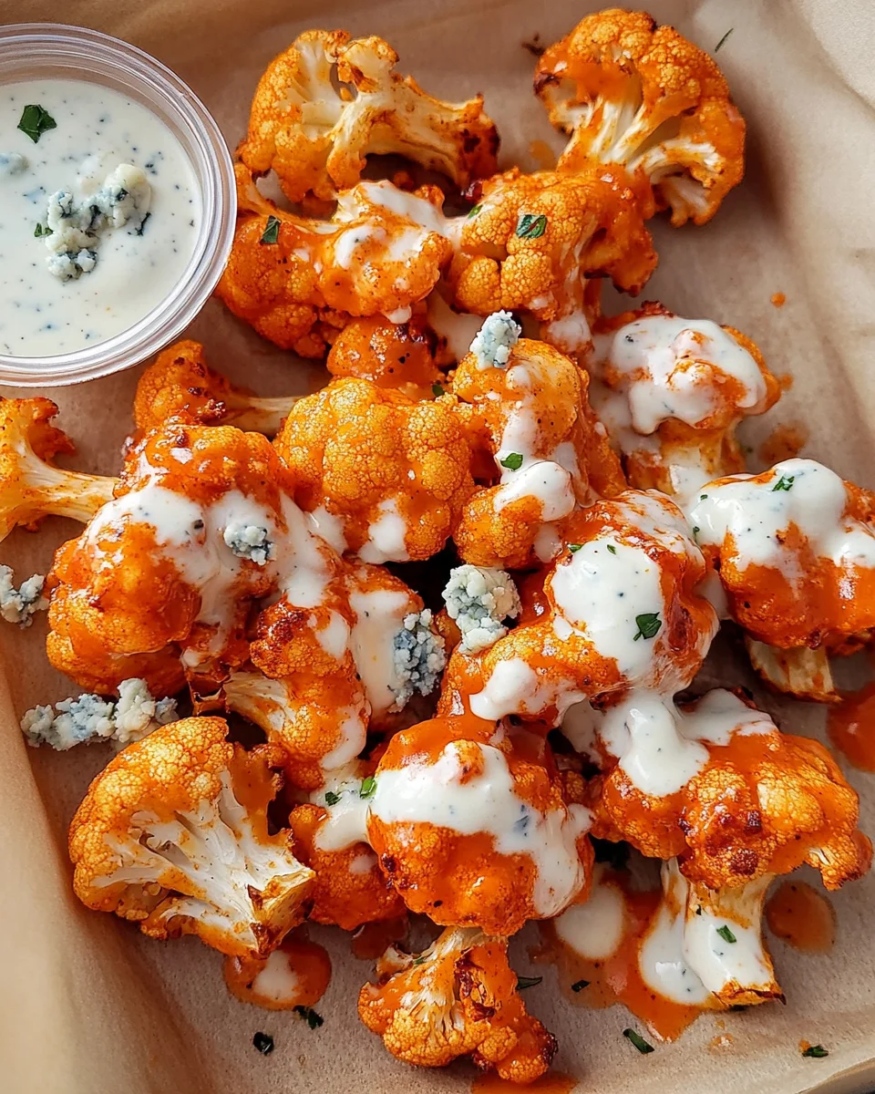Air Fryer Buffalo Cauliflower