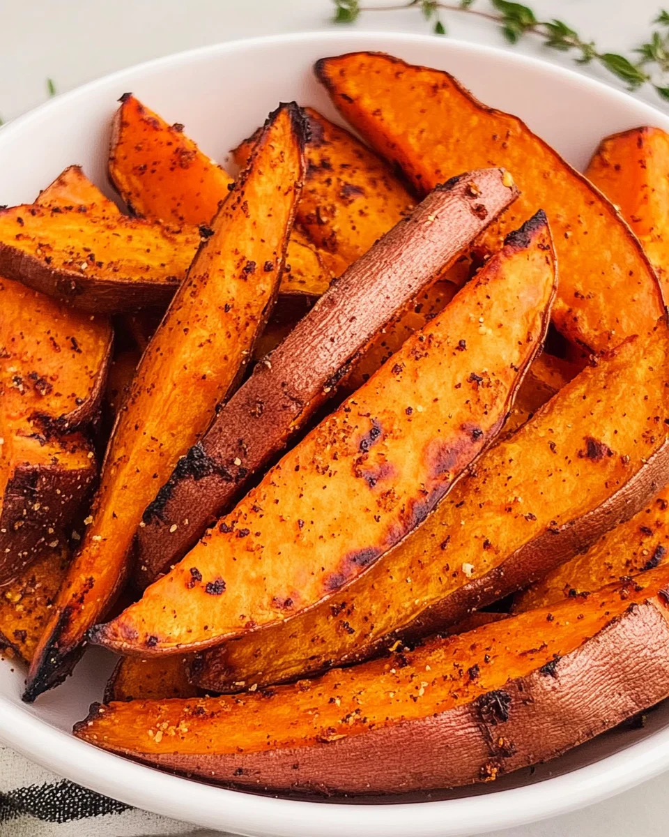 Air Fryer Sweet Potato Wedges
