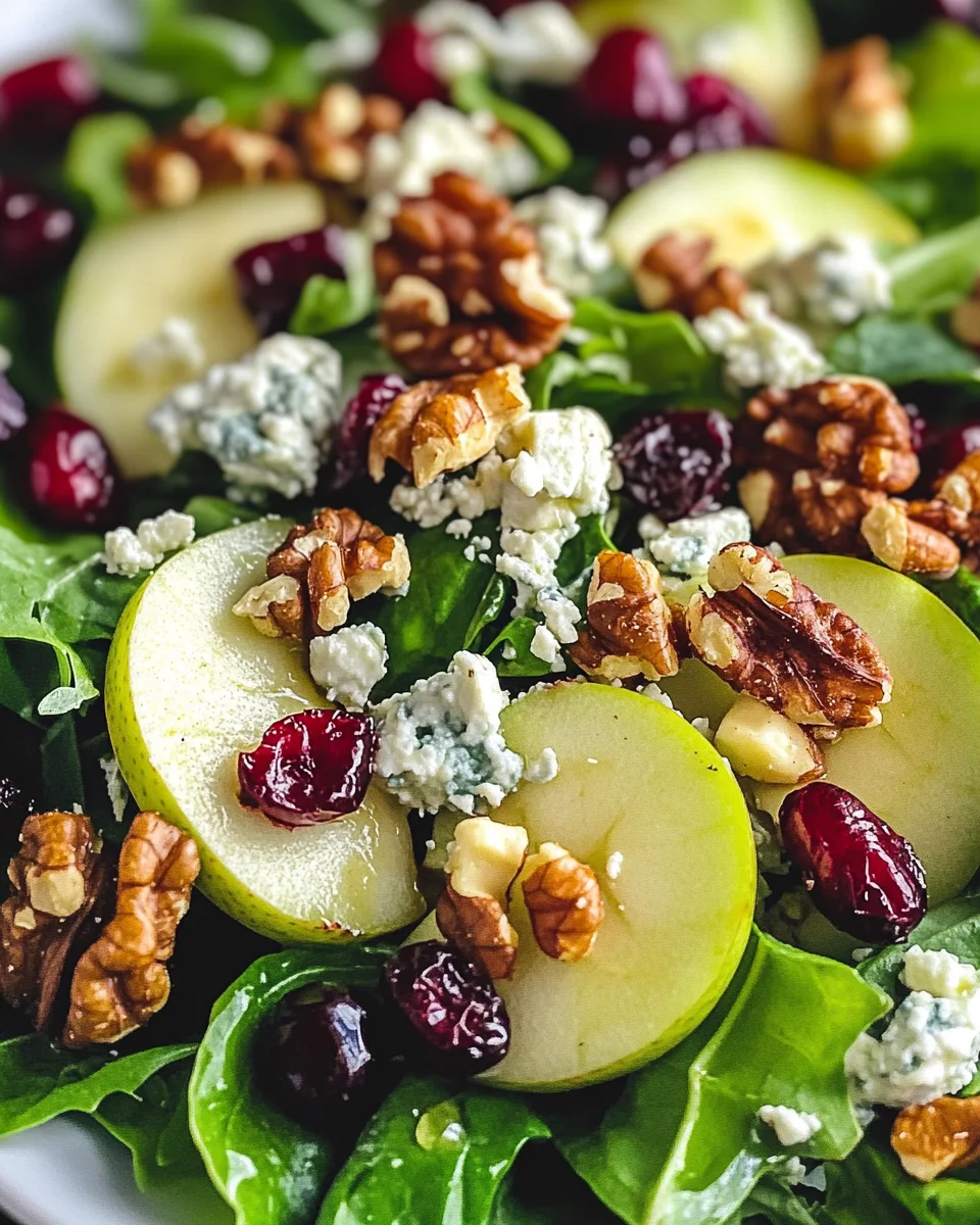 Apple Walnut Cranberry Salad