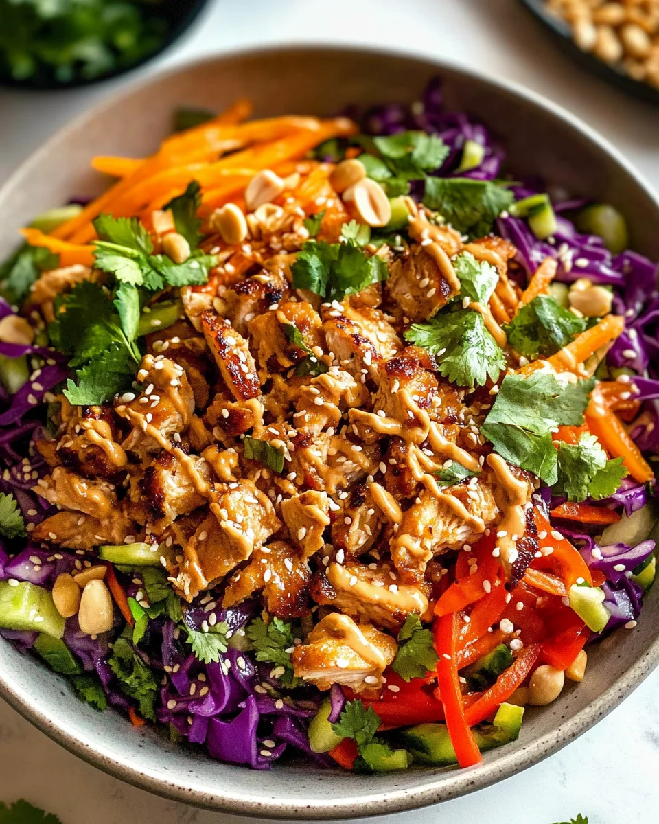 Asian Chicken Crunch Salad