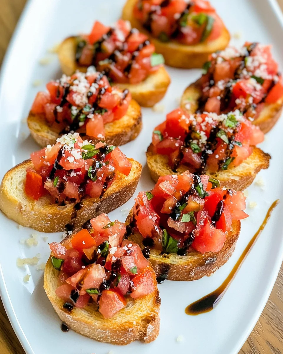 Authentic Italian Bruschetta