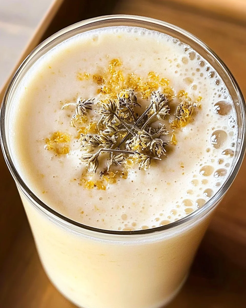 Banana Chamomile Tea Smoothie