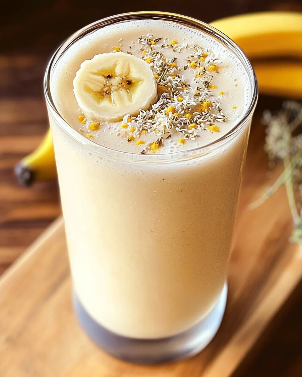Banana Chamomile Tea Smoothie
