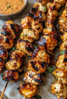 Bang Bang Chicken Skewers