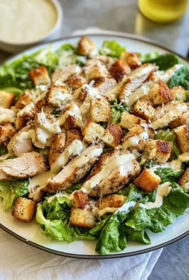 Best Chicken Caesar Salad with Homemade Croutons