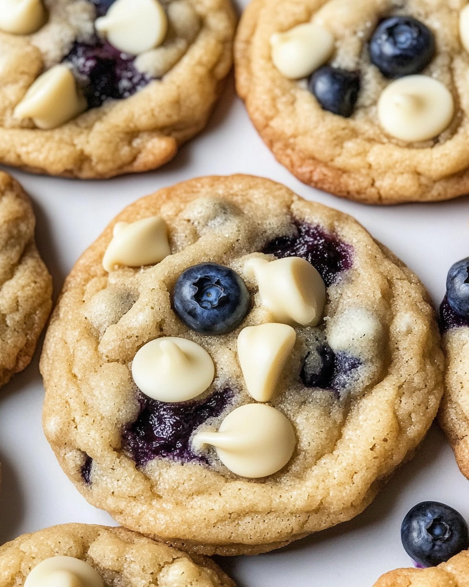 Blueberry White Chocolate Chip Cookies – The Best Soft & Chewy Recipe (2025)