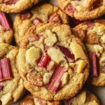 Brown Sugar Rhubarb Cookies