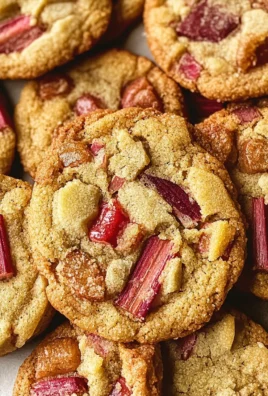 Brown Sugar Rhubarb Cookies