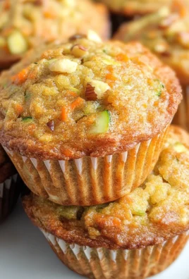 Carrot Cake Zucchini Muffins