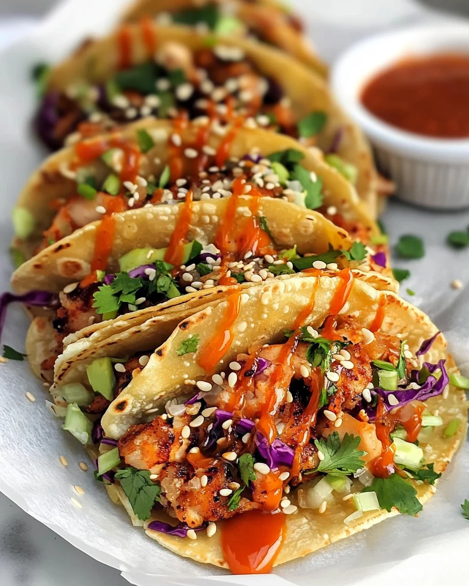 Chicken Wonton Tacos