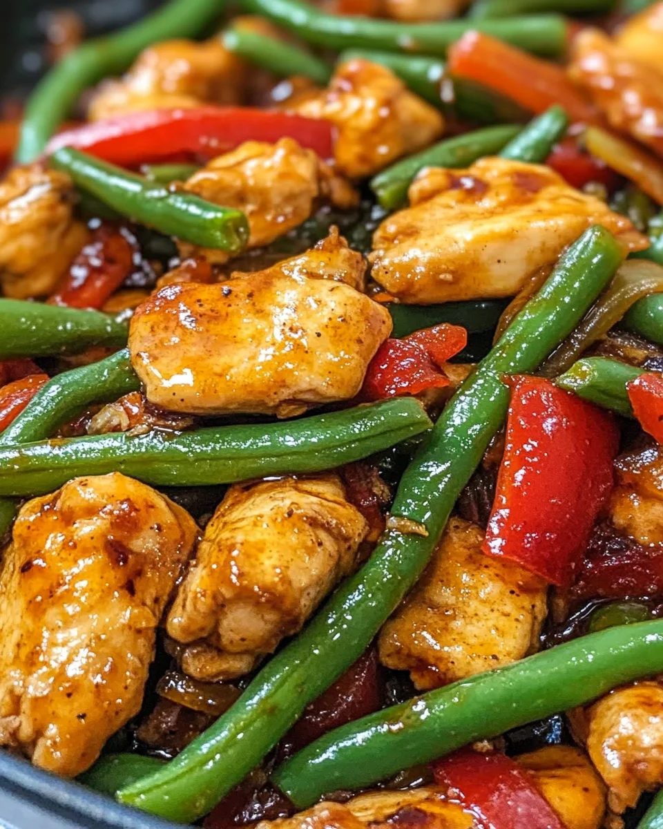 Chicken and Green Bean Stir Fry