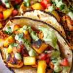 Chili Lime Chicken Tacos with Grilled Pineapple Salsa