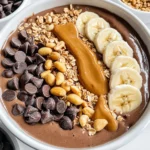 Chocolate Peanut Butter Smoothie Bowl